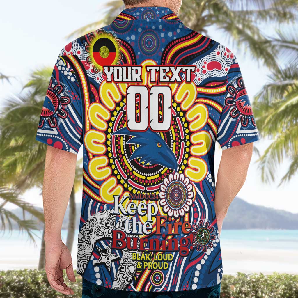 Custom Adelaide Crows NAIDOC Week 2024 Hawaiian Shirt Mascot Football