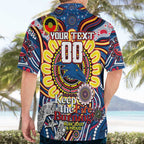 Custom Adelaide Crows NAIDOC Week 2024 Hawaiian Shirt Mascot Football