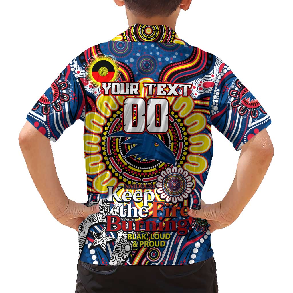 Custom Adelaide Crows NAIDOC Week 2024 Hawaiian Shirt Mascot Football