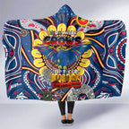 Adelaide Crows NAIDOC Week 2024 Hooded Blanket Mascot Football