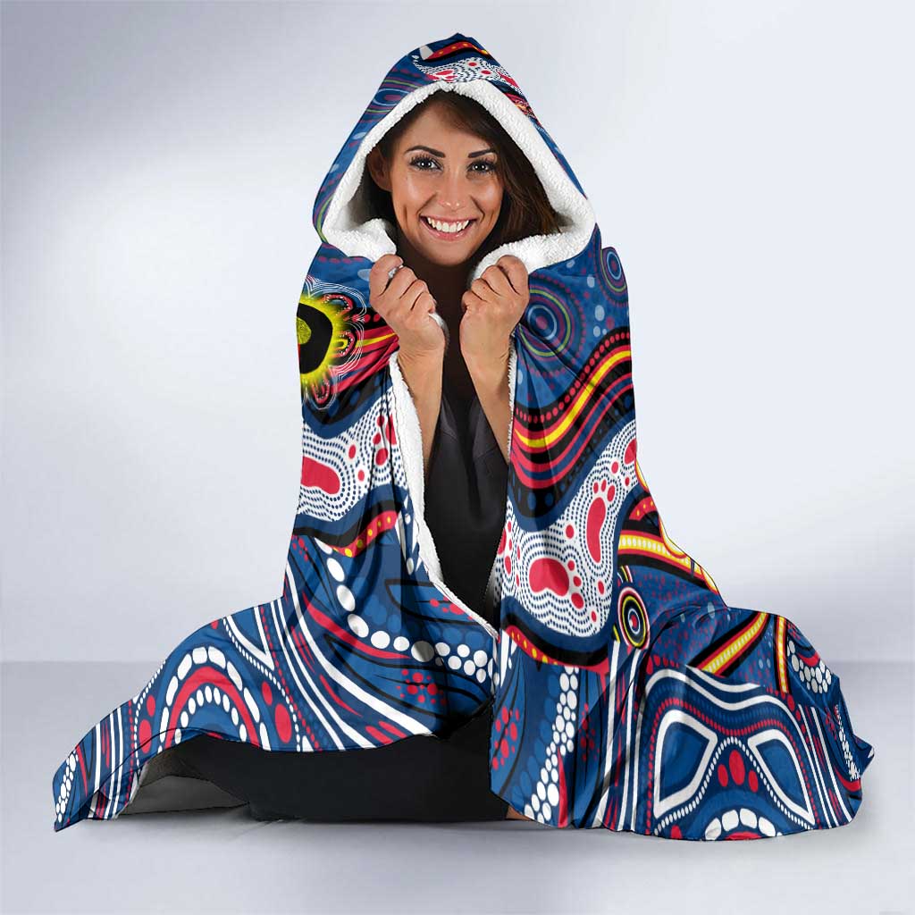 Adelaide Crows NAIDOC Week 2024 Hooded Blanket Mascot Football