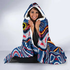 Adelaide Crows NAIDOC Week 2024 Hooded Blanket Mascot Football