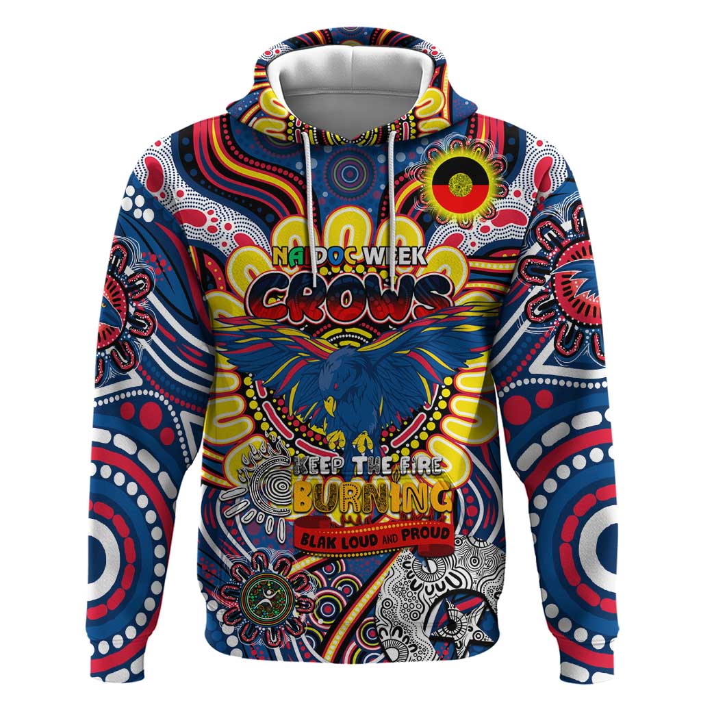 Custom Adelaide Crows NAIDOC Week 2024 Hoodie Mascot Football