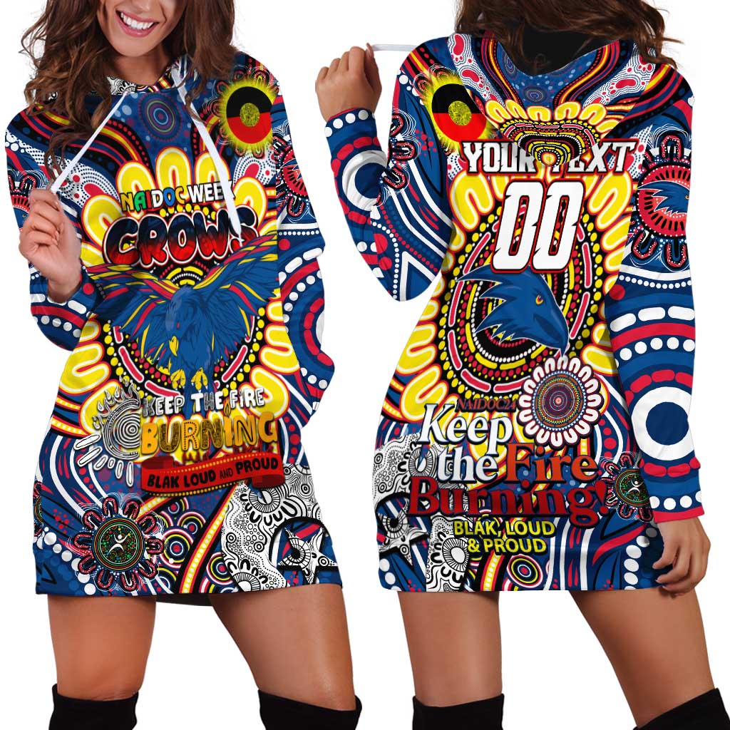 Custom Adelaide Crows NAIDOC Week 2024 Hoodie Dress Mascot Football