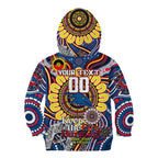 Custom Adelaide Crows NAIDOC Week 2024 Kid Hoodie Mascot Football