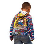 Custom Adelaide Crows NAIDOC Week 2024 Kid Hoodie Mascot Football