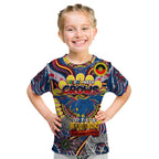 Custom Adelaide Crows NAIDOC Week 2024 Kid T Shirt Mascot Football