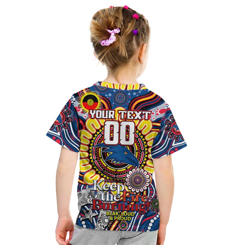 Custom Adelaide Crows NAIDOC Week 2024 Kid T Shirt Mascot Football