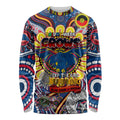 Custom Adelaide Crows NAIDOC Week 2024 Long Sleeve Shirt Mascot Football