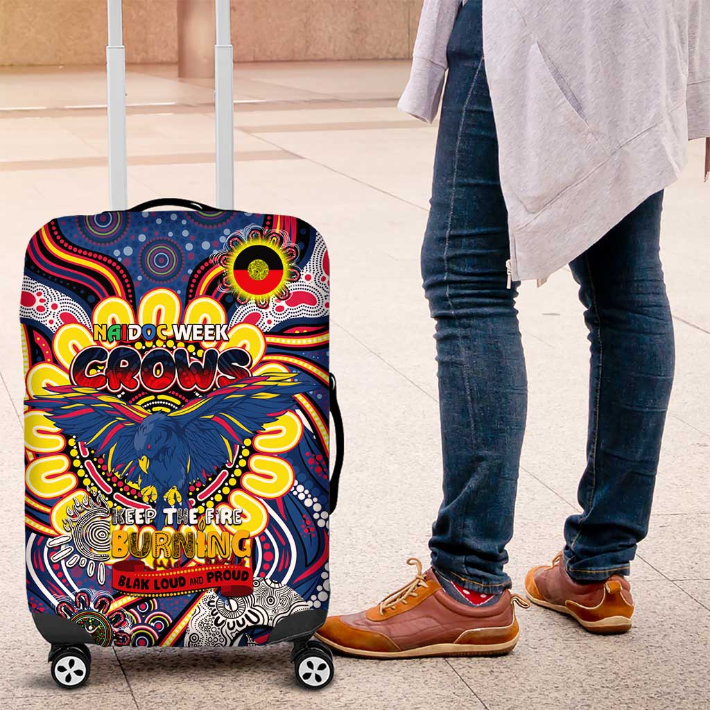 Adelaide Crows NAIDOC Week 2024 Luggage Cover Mascot Football