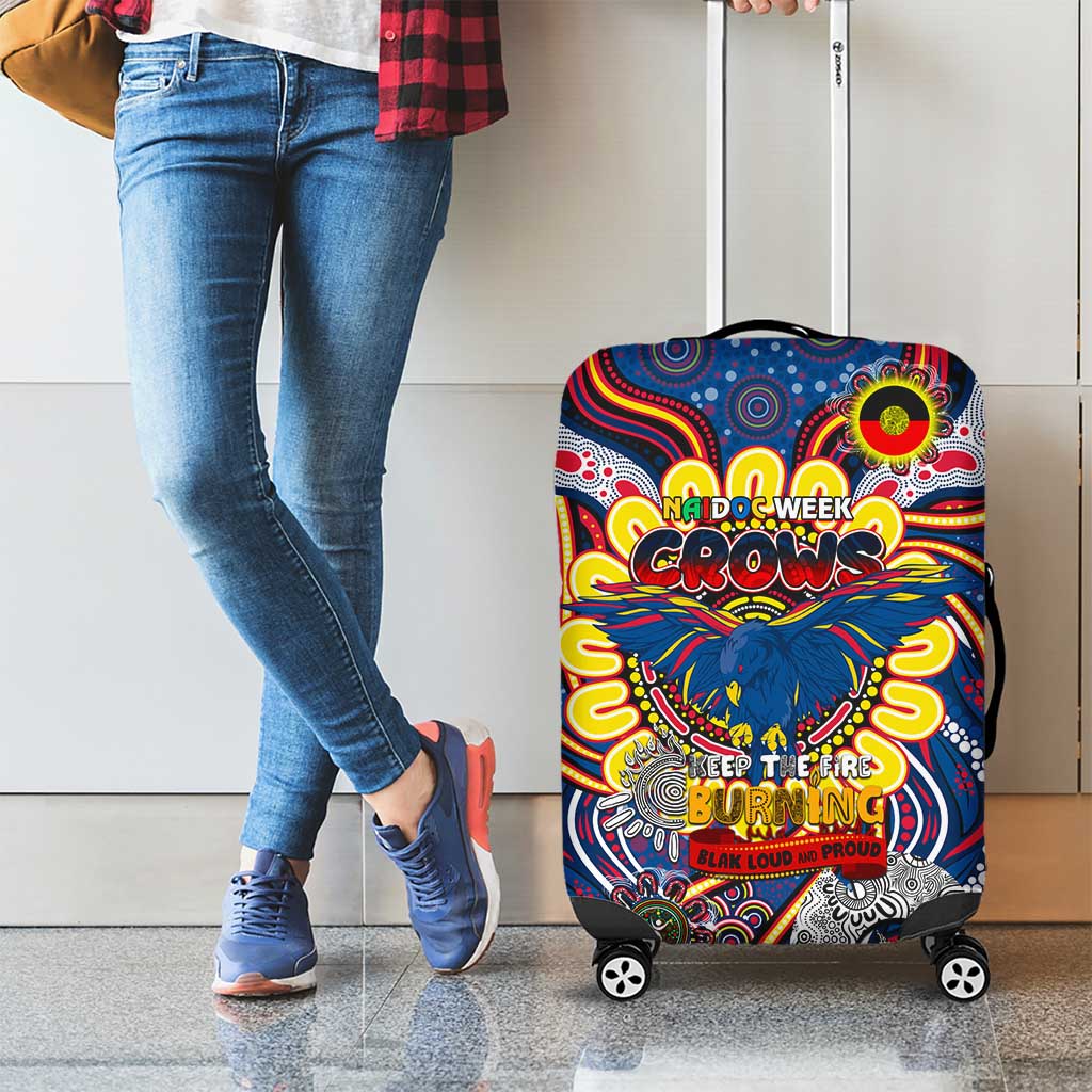 Adelaide Crows NAIDOC Week 2024 Luggage Cover Mascot Football