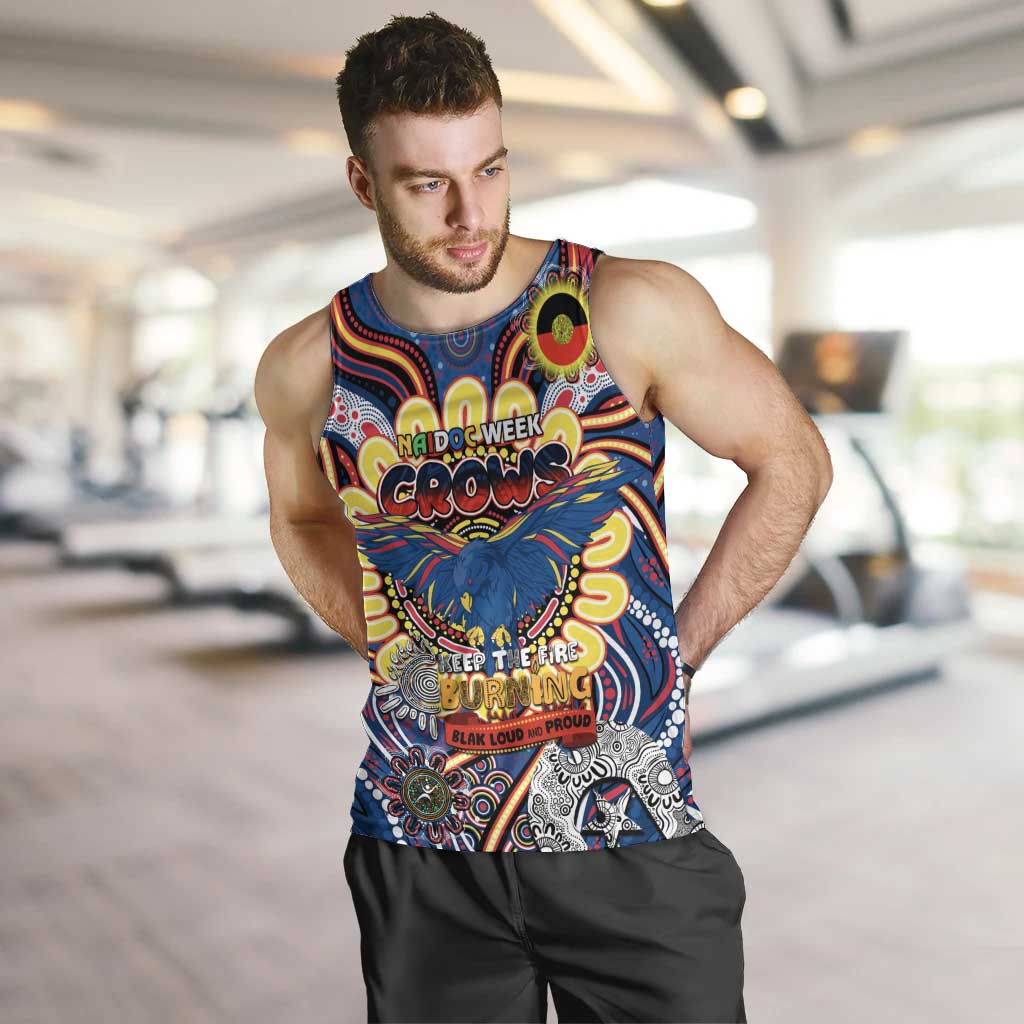 Custom Adelaide Crows NAIDOC Week 2024 Men Tank Top Mascot Football