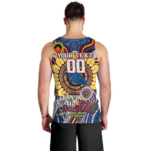 Custom Adelaide Crows NAIDOC Week 2024 Men Tank Top Mascot Football