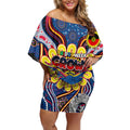 Custom Adelaide Crows NAIDOC Week 2024 Off Shoulder Short Dress Mascot Football