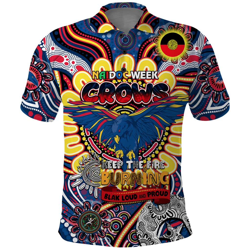 Custom Adelaide Crows NAIDOC Week 2024 Polo Shirt Mascot Football