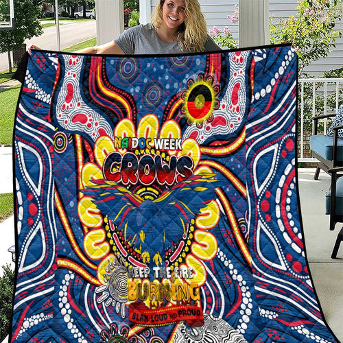 Adelaide Crows NAIDOC Week 2024 Quilt Mascot Football