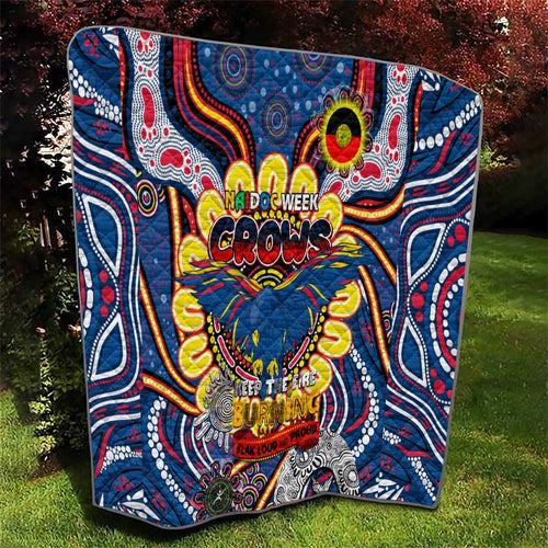 Adelaide Crows NAIDOC Week 2024 Quilt Mascot Football