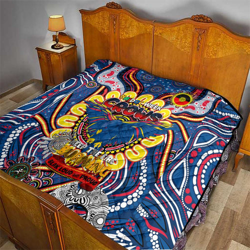 Adelaide Crows NAIDOC Week 2024 Quilt Mascot Football