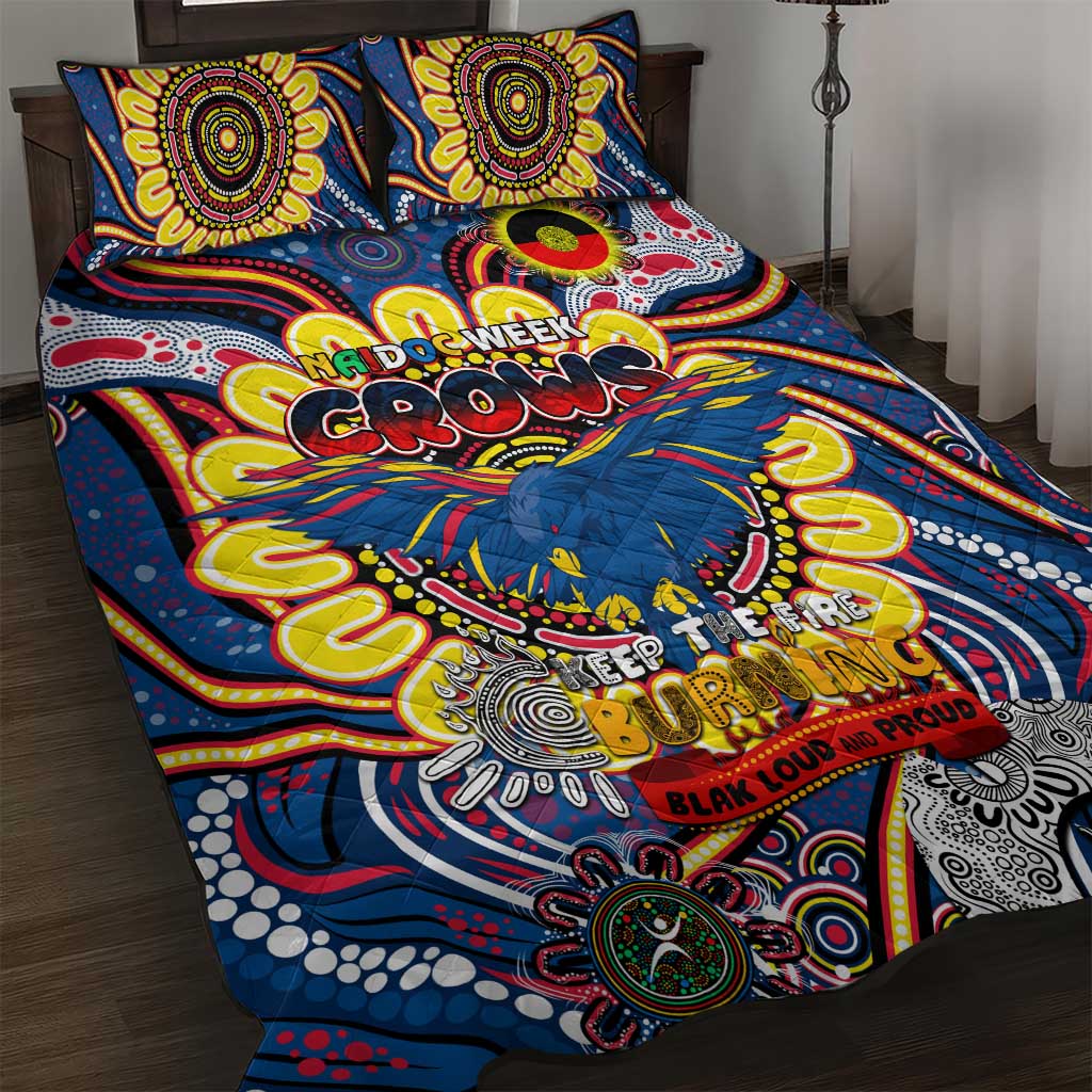 Adelaide Crows NAIDOC Week 2024 Quilt Bed Set Mascot Football