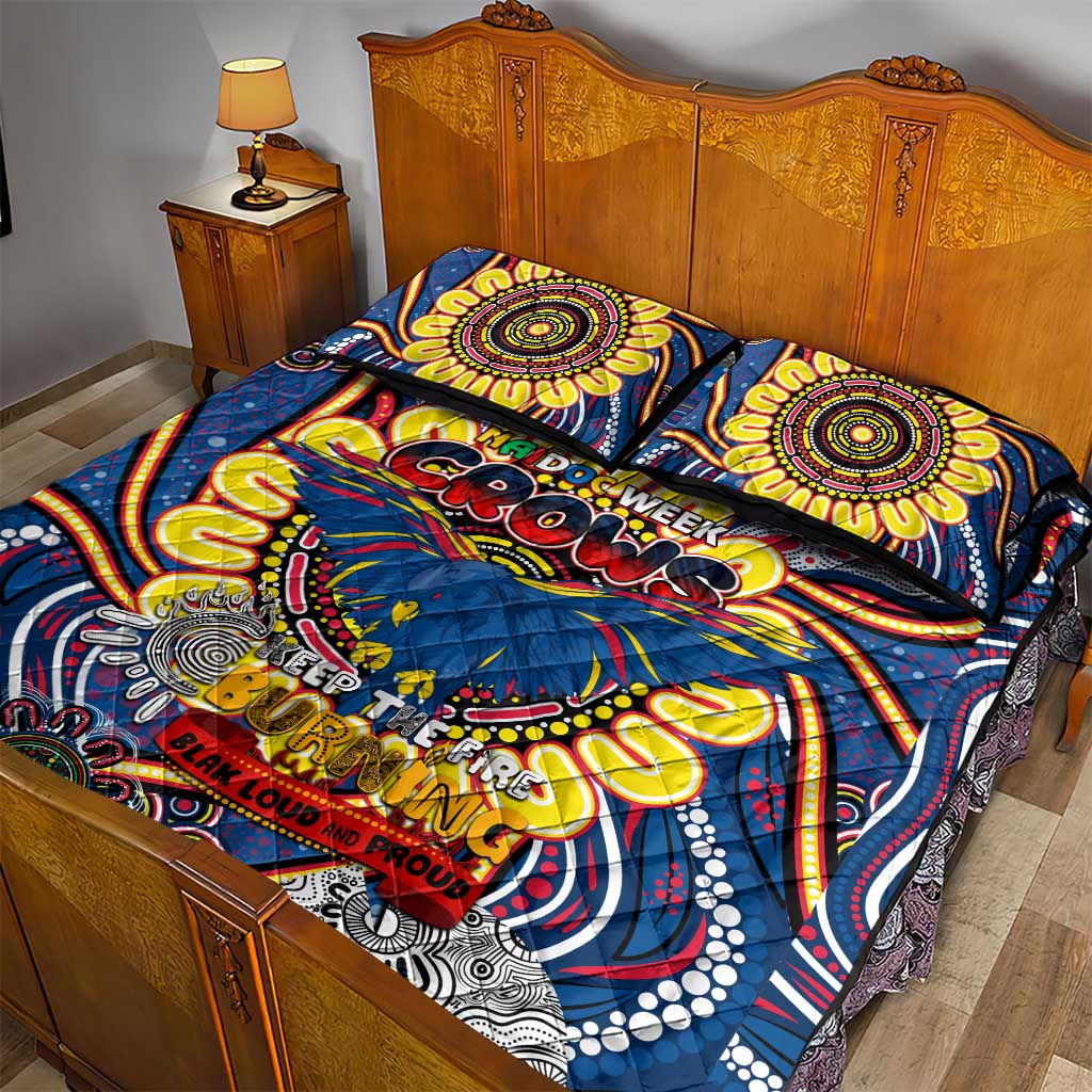 Adelaide Crows NAIDOC Week 2024 Quilt Bed Set Mascot Football