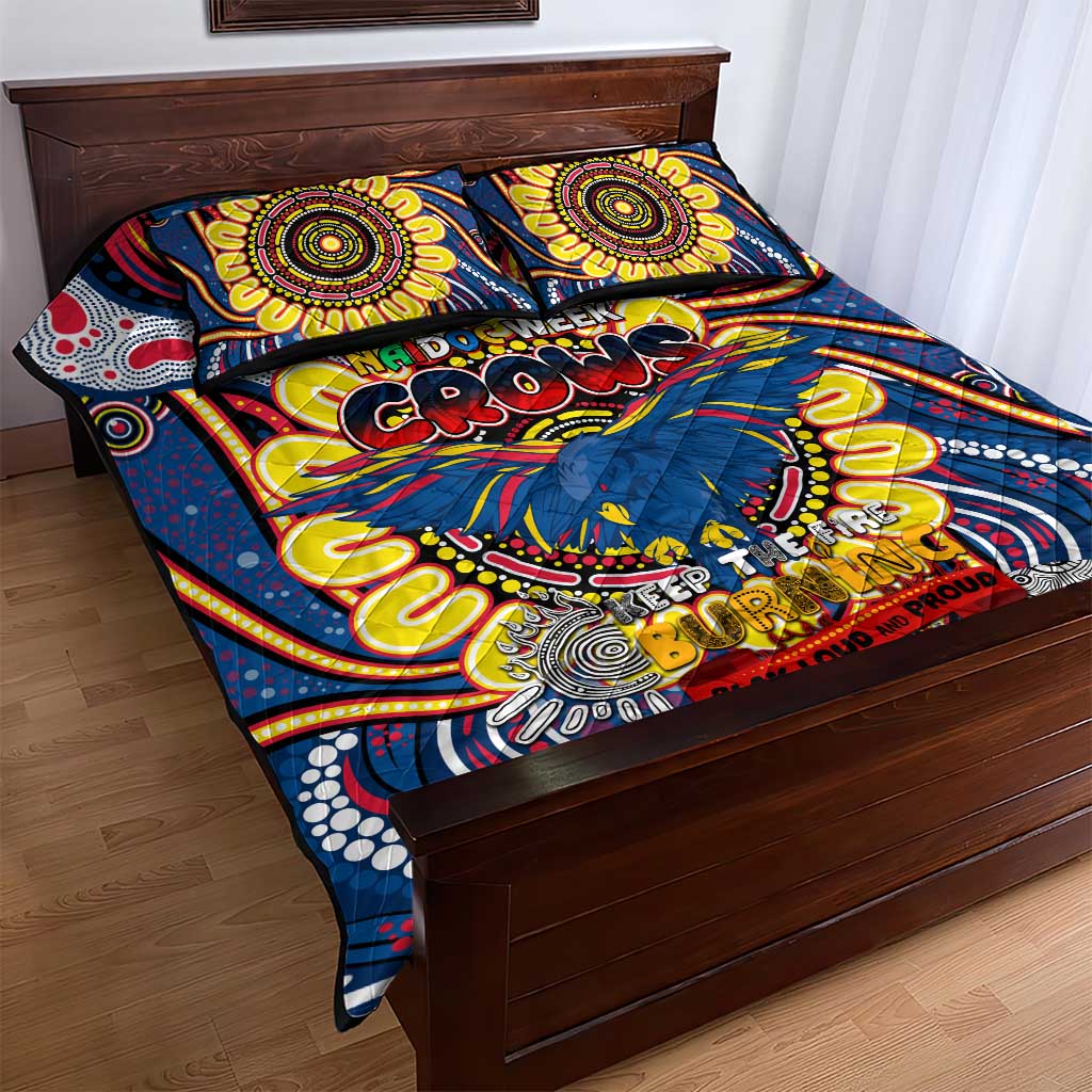 Adelaide Crows NAIDOC Week 2024 Quilt Bed Set Mascot Football