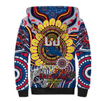 Custom Adelaide Crows NAIDOC Week 2024 Sherpa Hoodie Mascot Football