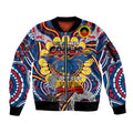 Custom Adelaide Crows NAIDOC Week 2024 Sleeve Zip Bomber Jacket Mascot Football