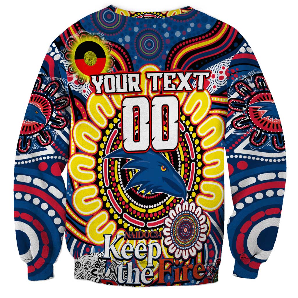 Custom Adelaide Crows NAIDOC Week 2024 Sweatshirt Mascot Football