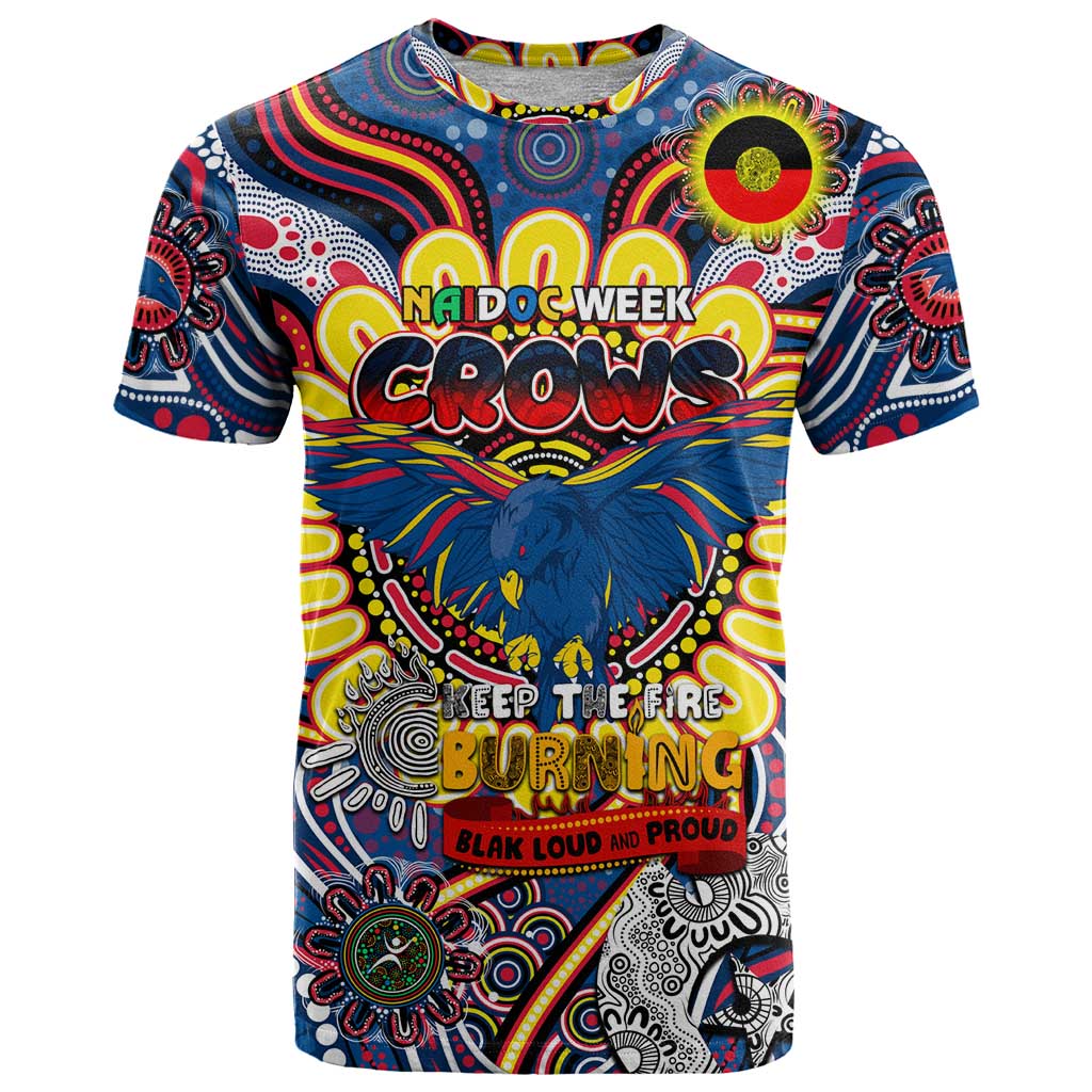 Custom Adelaide Crows NAIDOC Week 2024 T Shirt Mascot Football