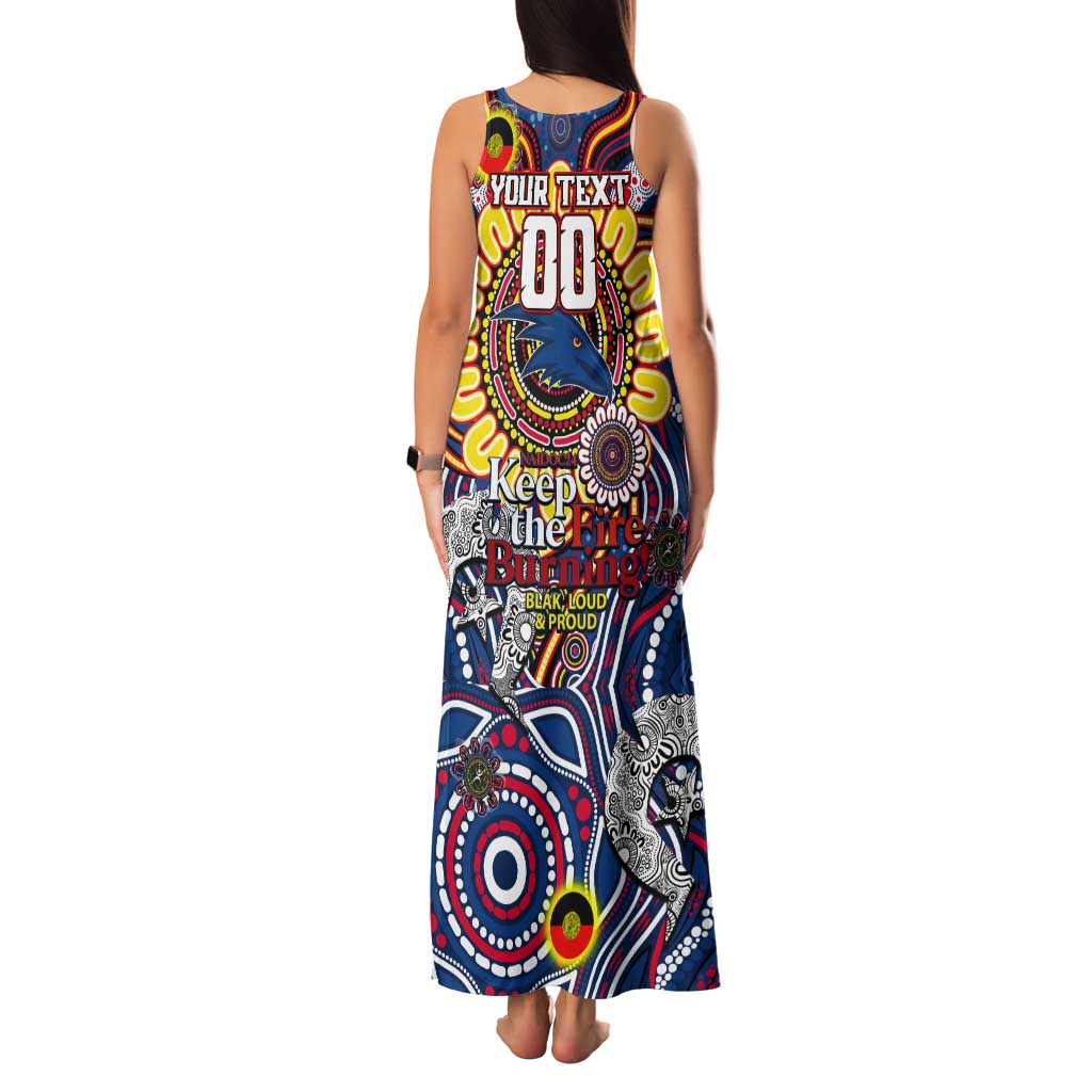 Custom Adelaide Crows NAIDOC Week 2024 Tank Maxi Dress Mascot Football