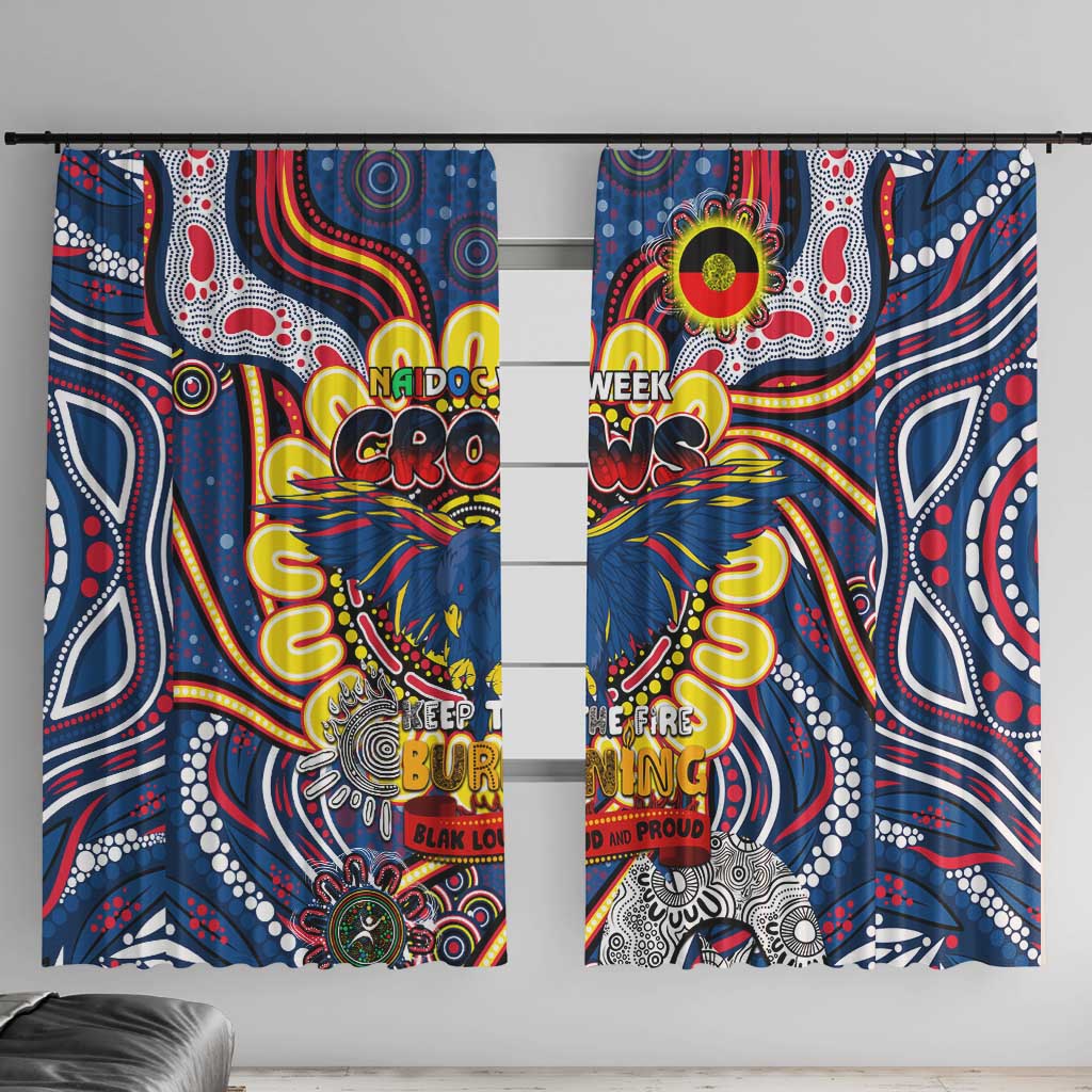 Adelaide Crows NAIDOC Week 2024 Window Curtain Mascot Football