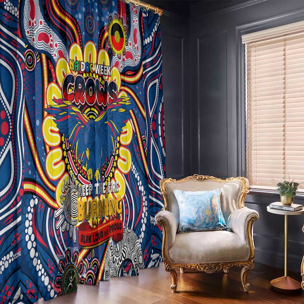 Adelaide Crows NAIDOC Week 2024 Window Curtain Mascot Football