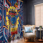 Adelaide Crows NAIDOC Week 2024 Window Curtain Mascot Football