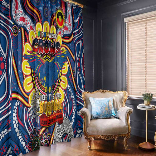 Adelaide Crows NAIDOC Week 2024 Window Curtain Mascot Football