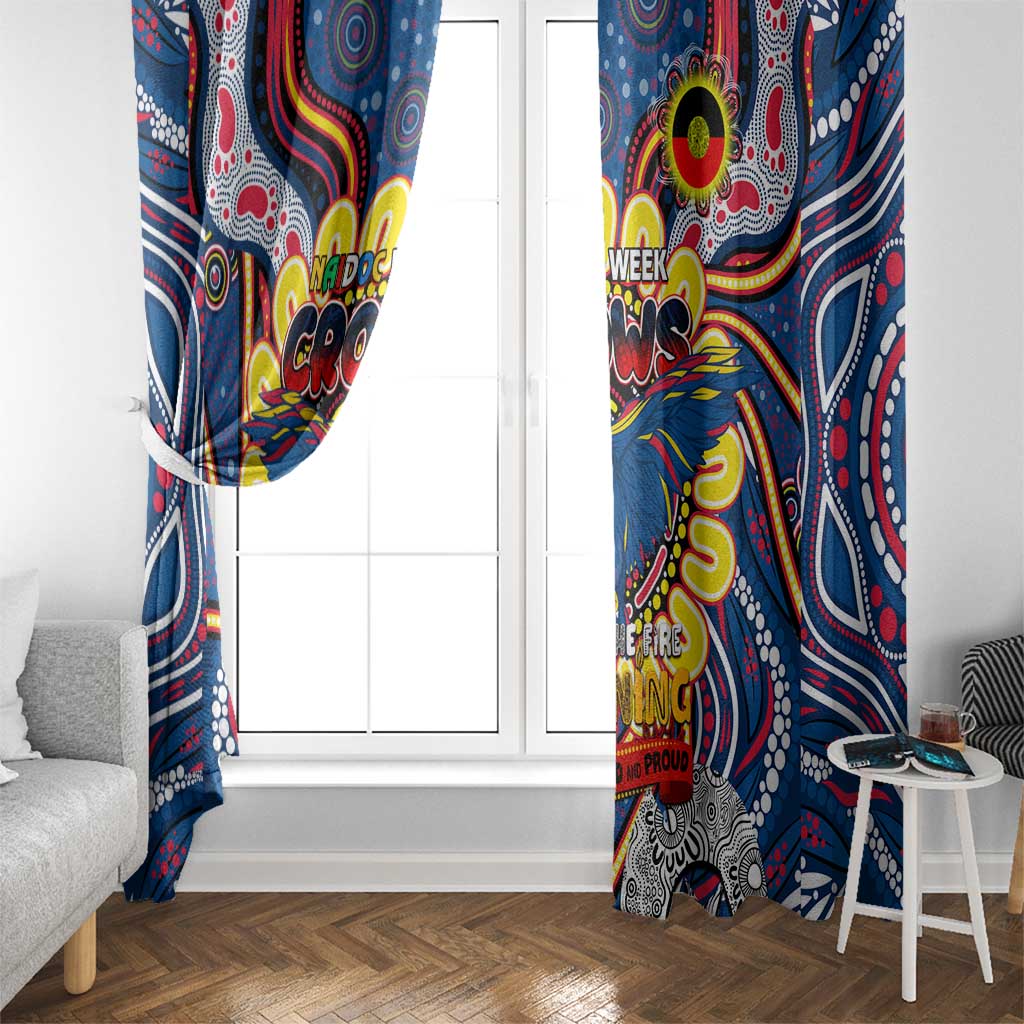 Adelaide Crows NAIDOC Week 2024 Window Curtain Mascot Football