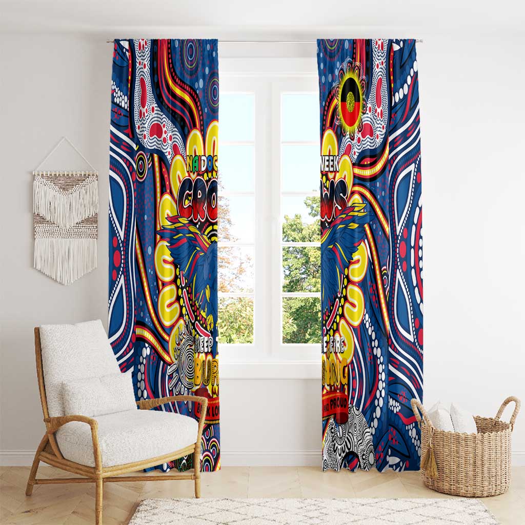 Adelaide Crows NAIDOC Week 2024 Window Curtain Mascot Football