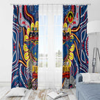 Adelaide Crows NAIDOC Week 2024 Window Curtain Mascot Football