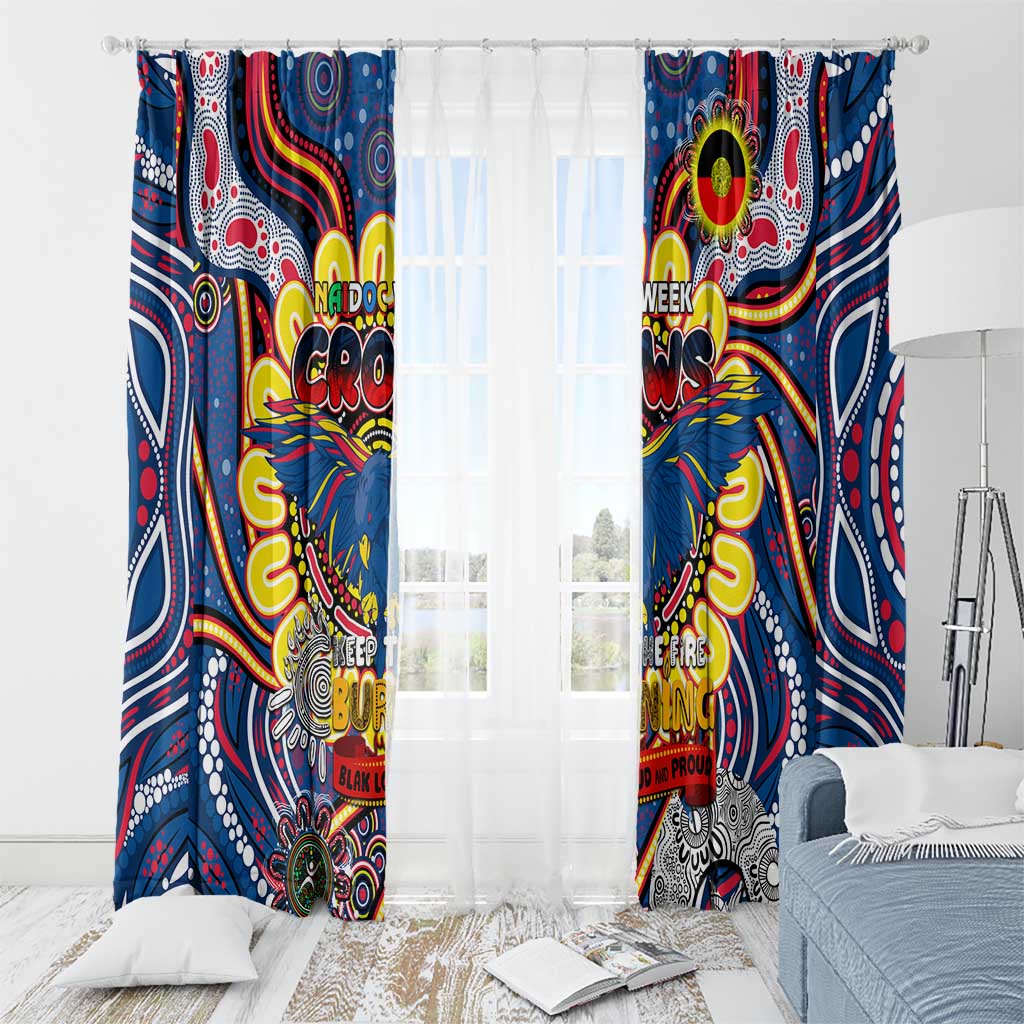 Adelaide Crows NAIDOC Week 2024 Window Curtain Mascot Football