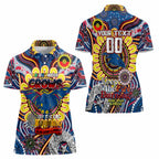 Custom Adelaide Crows NAIDOC Week 2024 Women Polo Shirt Mascot Football