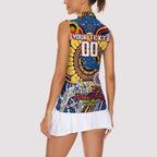 Custom Adelaide Crows NAIDOC Week 2024 Women Sleeveless Polo Shirt Mascot Football