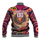 Custom Brisbane Lions NAIDOC Week 2024 Baseball Jacket Mascot Football