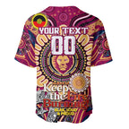 Custom Brisbane Lions NAIDOC Week 2024 Baseball Jersey Mascot Football