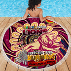 Brisbane Lions NAIDOC Week 2024 Beach Blanket Mascot Football