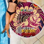 Brisbane Lions NAIDOC Week 2024 Beach Blanket Mascot Football
