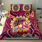 Brisbane Lions NAIDOC Week 2024 Bedding Set Mascot Football