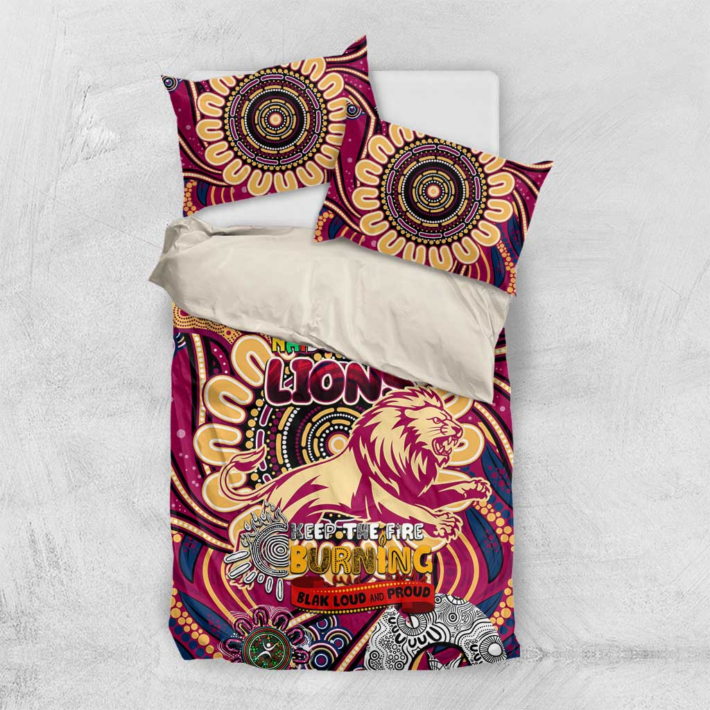 Brisbane Lions NAIDOC Week 2024 Bedding Set Mascot Football