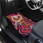 Brisbane Lions NAIDOC Week 2024 Car Mats Mascot Football