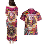 Custom Brisbane Lions NAIDOC Week 2024 Couples Matching Puletasi and Hawaiian Shirt Mascot Football
