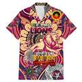 Custom Brisbane Lions NAIDOC Week 2024 Family Matching Mermaid Dress and Hawaiian Shirt Mascot Football