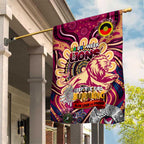 Brisbane Lions NAIDOC Week 2024 Garden Flag Mascot Football